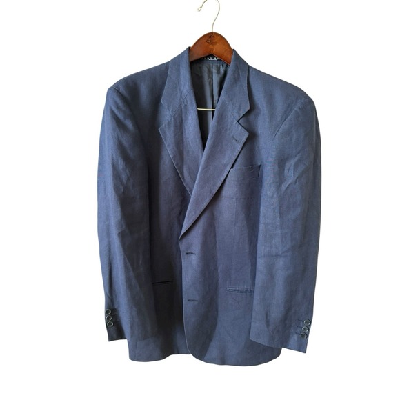 Hugo Boss Other - Hugo Boss 100% Linen Blazer Mens Jacket 2 Button 38R